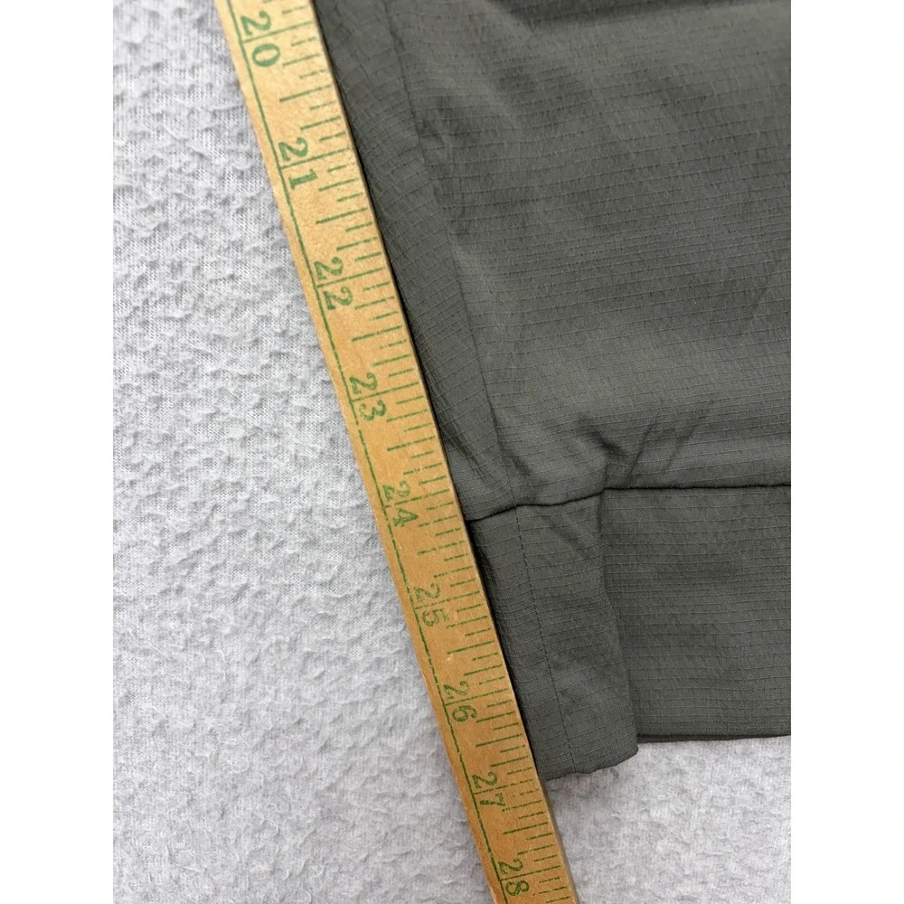 Athleta Trekkie‎ North Jogger Pants Womens 18 Green Zip Pocket Stretch Travel